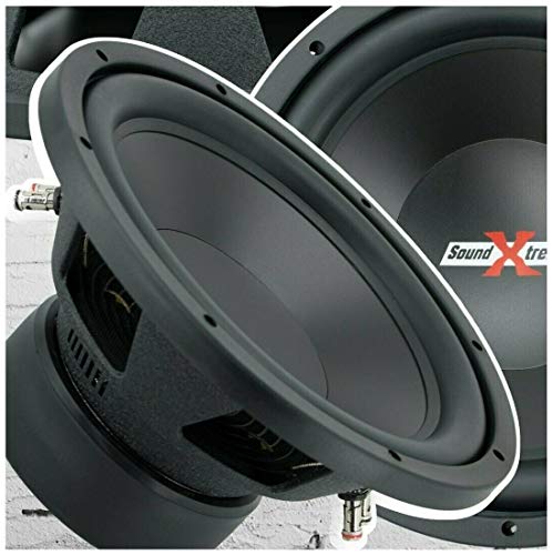 1x SoundXtreme ST-412 Premium Elite 12 Inch Car Audio Subwoofer 2000 Watts Max Power Dual 4 Ohm Voice Coil High Power Bass Surround Sound 12 1x SoundXtreme ST-412 Premium Elite 12 Inch Car Audio Subwoofer 2000 Watts Max Power Dual 4 Ohm Voice Coil High Power Bass Surround Sound 12